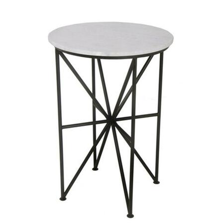MOES HOME COLLECTION Quadrant Glass Accent Table- Black FI-1012-02